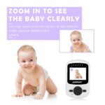 Babyphone mit Kamera und Monitor/2.4 Zoll LCD   drahtlose Übertragung ( Schlafmodus, Nachtsicht, Temperatursensor) – Bild 4