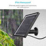 Solar Panel Power Supply für wiederaufladbare Überwachungskamera – Bild 3