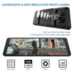 Streaming Dashcam 1080P Dual Dashcam Vorne Hinten mit GPS-Tracking, Parküberwachung, 9.35"Touchscreen mit Rückfahrkamera – Bild 3