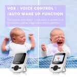 Babyphone mit Kamera und Monitor/2.4 Zoll LCD   drahtlose Übertragung ( Schlafmodus, Nachtsicht, Temperatursensor) – Bild 6