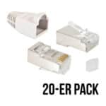 20er Pack RJ45 Crimpstecker CAT 6 STP geschirmt