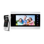 2-Draht- Gegensprechanlagen 7 Zoll Monitor 1-Kamera Nachtsicht