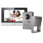 Hikvision 2-Draht Türsprechanlage Komplett Set, WLAN 7" Touchscreen Monitor, 144° Weitwinkel Kamera, Plug and-Play