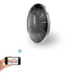 Wanduhr mit Full HD Wi-Fi Kamera /Bewegungsmelder/Nachtsicht/Akku Kameralinse absolut getarnt