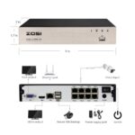 POE NVR Video Überwachungssystem mit 2TB HDD & 8 X 2Mp – Bild 4