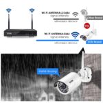Full HD Wireless NVR WLAN Überwachungssystem mit 1TB Festplatte Plus 4 X 2,0Megapixel Aussen/Innen, 20M IR Nachtsicht – Bild 5