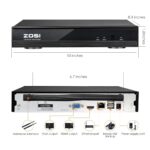 8 Kanal Full HD Wireless NVR System WLAN Überwachungssystem mit 2TB – Bild 5