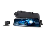 Streaming Dashcam 1080P Dual Dashcam Vorne Hinten mit GPS-Tracking, Parküberwachung, 9.35"Touchscreen mit Rückfahrkamera