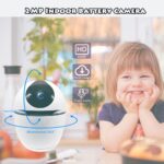 Babyphone 360 Grad WLAN Überwachungskamera – Bild 2