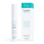 Eyelash Booster Wimpernserum hormonfrei - Längere & vollere Wimpern und Augenbrauen - Mit Koffein & Kurkuma - Frei von Tierversuchen, dermatologisch und augenärztlich getestetes Serum zum Wachstum