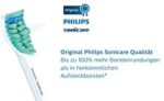 Philips Sonicare Original Aufsteckbürste ProResults HX6014/07, bis zu 2x mehr Plaqueentfernung, 4er Pack, Standard, Weiss – Bild 3