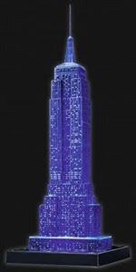 Ravensburger 3D Puzzle Empire State Building bei Nacht, für Kinder und Erwachsene, Wahrzeichen von New York im Miniatur-Format, Leuchtet im Dunkeln – Bild 13