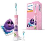 Philips Sonicare For Kids Electric toothbrush HX6352 / 42, with sound technology, for children, gentle cleaning, pink
