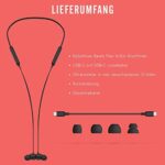 Kabellose Beats Flex In-Ear Kopfhörer – Apple W1 Chip, magnetische In-Ear Kopfhörer, Bluetooth Klasse 1, 12 Stunden Wiedergabe – Beats Black – Bild 6