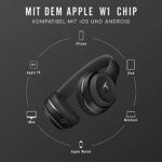 Beats Solo3 Kabellose Bluetooth On-Ear Kopfhörer – Apple W1 Chip, Bluetooth der Klasse 1, 40 Stunden Wiedergabe – Schwarz – Bild 3