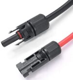 Verlängerungskabel beidseitig Solarstecker Solarkabel rot / schwarz – Bild 3
