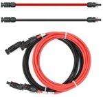 Verlängerungskabel beidseitig Solarstecker Solarkabel rot / schwarz