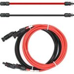 Verlängerungskabel beidseitig Solarstecker Solarkabel rot / schwarz