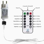 [220 LED] Lichterkette, 25M 8 Modi lichterkette aussen strom lichterketten wasserdicht ausen/innen Kupfer Lichterketten mit Remote-Timer zum Schlafzimmer, balkon möbel, Party, Weihnachten – Bild 5