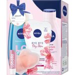 NIVEA Love & Care Geschenkset, verwöhnendes Pflegeset für Körper, Gesicht und Lippen, Beauty Set mit Duschgel, Body Lotion, Maske, Labello und kühlenden Augenpads – Bild 6