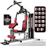 Sportstech Einzigartig Premium Kraftstation HGX100/HGX200 für unzählige Trainingsvarianten Multifunktions-Homegym mit Stepper, Fitnessstation aus Eva Material für Zuhause- Robuste Konstruktion