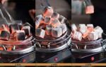 M. ROSENFELD Shisha Set, Elektrischer Kohleanzünder für Shisha Kohle BLACKHEAT 1000W + Set (Schwarz Glanz) – Bild 5