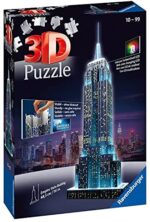 Ravensburger 3D Puzzle Empire State Building bei Nacht, für Kinder und Erwachsene, Wahrzeichen von New York im Miniatur-Format, Leuchtet im Dunkeln – Bild 8