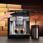 Siemens EQ.6 plus s700 Kaffeevollautomat TE657503DE, automatische Reinigung, Direktwahl, zwei Tassen gleichzeitig, 1.500 Watt, edelstahl – Bild 5
