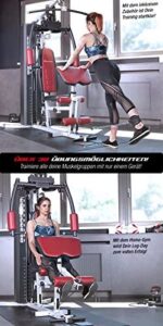 Sportstech Einzigartig Premium Kraftstation HGX100/HGX200 für unzählige Trainingsvarianten Multifunktions-Homegym mit Stepper, Fitnessstation aus Eva Material für Zuhause- Robuste Konstruktion – Bild 4