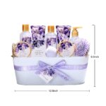 Geschenkset für Frauen- BodyEarth 12Pcs Bad Set mit Lavendel Duft, Enthält Duschgel, Schaumbad, körperpflege damen – Bild 8