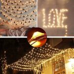 [220 LED] Lichterkette, 25M 8 Modi lichterkette aussen strom lichterketten wasserdicht ausen/innen Kupfer Lichterketten mit Remote-Timer zum Schlafzimmer, balkon möbel, Party, Weihnachten – Bild 3