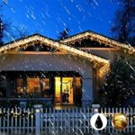 [220 LED] Lichterkette, 25M 8 Modi lichterkette aussen strom lichterketten wasserdicht ausen/innen Kupfer Lichterketten mit Remote-Timer zum Schlafzimmer, balkon möbel, Party, Weihnachten – Bild 4