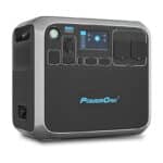 POWEROAK Tragbares Powerstation AC200P 2000Wh 2000W Solargenerator LiFePO4 Batterie mit 230V Steckdose Power Station(4800W Spitzenwert, 700W Solar) für Home Notfall Camping im Freien