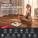 Sportstech BBS300 Personenwaage – Körperfett & Muskelanalyse, Bluetooth App, 180 kg, Extra groSSes Display – Bild 7