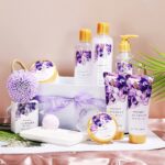 Geschenkset für Frauen- BodyEarth 12Pcs Bad Set mit Lavendel Duft, Enthält Duschgel, Schaumbad, körperpflege damen – Bild 2