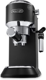 De'Longhi Dedica Style EC 685.BK Espresso Siebträgermaschine, Espressomaschine, nur 15 cm breit, 1L Wassertank – Bild 6
