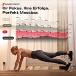 Sportstech BBS300 Personenwaage – Körperfett & Muskelanalyse, Bluetooth App, 180 kg, Extra groSSes Display – Bild 5