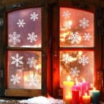 Naler 96 Schneeflocken Fensterbild Abnehmbare Fensterdeko Statisch Haftende PVC Aufkleber Winter Dekoration – Bild 5
