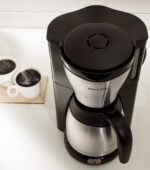Philips HD7546/20 Gaia Filter-Kaffeemaschine mit Thermo-Kanne, schwarz/metall – Bild 3