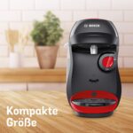 Tassimo Happy TAS1003 Kaffeemaschine – Vollautomatisch, 70+ Getränke, Platzsparend, 1400 W, Rot – Bild 8