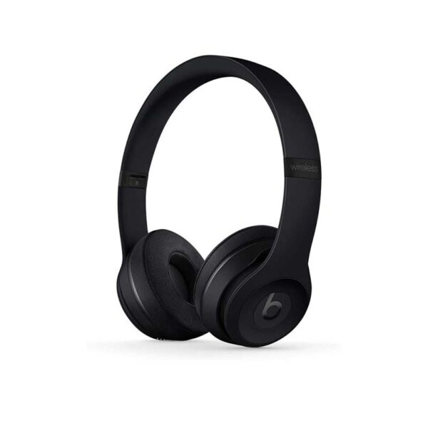 Beats Solo3 Kabellose Bluetooth On-Ear Kopfhörer – Apple W1 Chip, Bluetooth der Klasse 1, 40 Stunden Wiedergabe – Schwarz