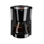 Melitta 1011-04, Filterkaffeemaschine mit Glaskanne, AromaSelector, schwarz Kaffeemaschine LOOK IV SELECTION, Kunststoff, 1.2 liters