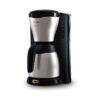 Philips HD7546/20 Gaia Filter-Kaffeemaschine mit Thermo-Kanne, schwarz/metall