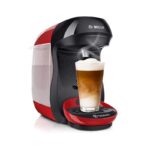 Tassimo Happy Kapselmaschine TAS1003 Kaffeemaschine by Bosch, über 70 Getränke, vollautomatisch, geeignet für alle Tassen, platzsparend, 1400 W, rot