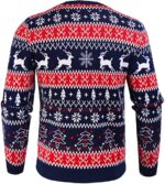 iClosam Herren und Damen Weihnachtspullover Lustige Strick Christmas Sweater Pullover mit Rundhalsausschnitt – Bild 3