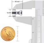 TRAYBRAY 18 Stück Magnete, N52 Metall Magneten 12 x 16mm - Edelstahl Kegelmagnete Kühlschrank Magnete für Magnettafel, Whiteboard, Pinnwand – Bild 6