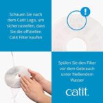 Catit Flower Fountain, Blumentrinkbrunnen mit LED für Katzen, 3L, weiss/blau – Bild 8