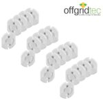 Offgridtec 20x Kindersicherung fuer Steckdose mit Drehmechanik - Steckdosensicherung Baby Kleinkind – Bild 6