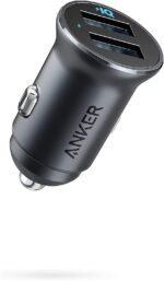 Anker PowerDrive 2 Alloy, Mini Autoladegerät, 24W 4.8A Duales USB-Autoladegerät mit blauem LED-Licht, für iPhone XR / Xs / Max / X / 8 / 7 / Plus, iPad Pro / Air 2 / Mini, Galaxy, LG, HTC und mehr – Bild 8