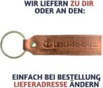 ANKERPUNKT Schlüsselanhänger Leder mit Gravur Lieblingsmensch - Geschenke für Frauen Männer beste Freundin Freund – Bild 5